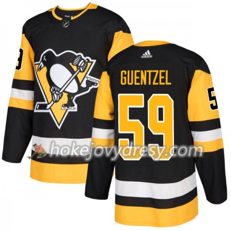 Pánské Hokejový Dres Pittsburgh Penguins Jake Guentzel 59 Adidas 2017-2018 Černá Authentic